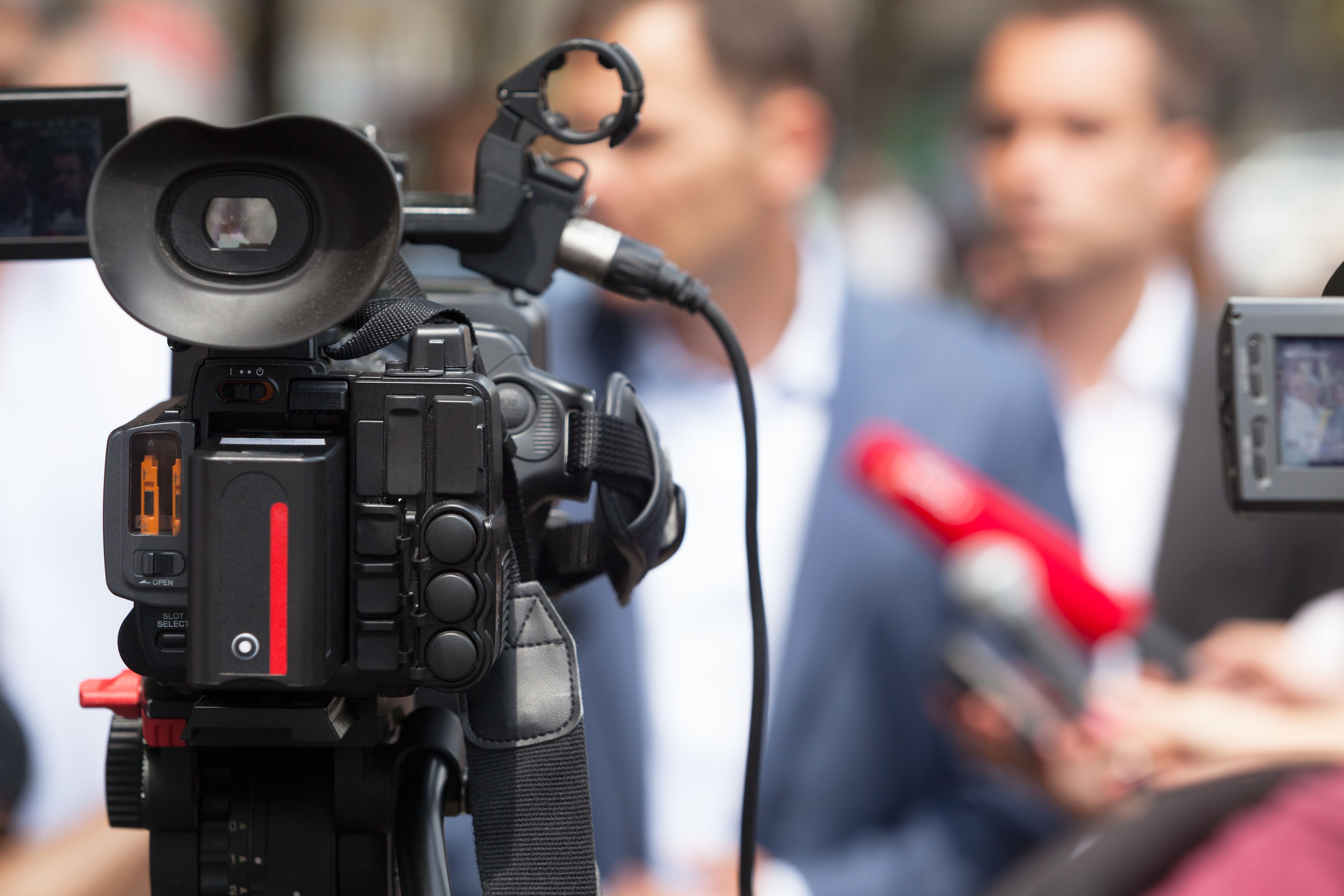 News conference. Journalism.